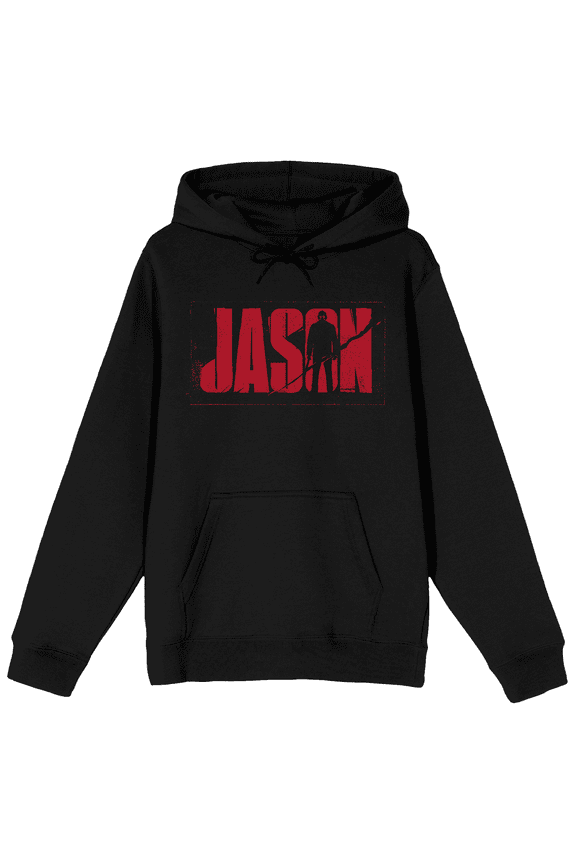 Jason Universe Jason Name Men's Black Long Sleeve Hoodie-3XL