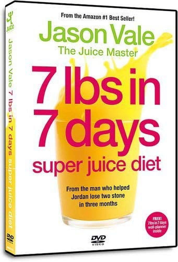Jason Vale 7 Lbs in 7 Days Super Juice Diet DVD NEW