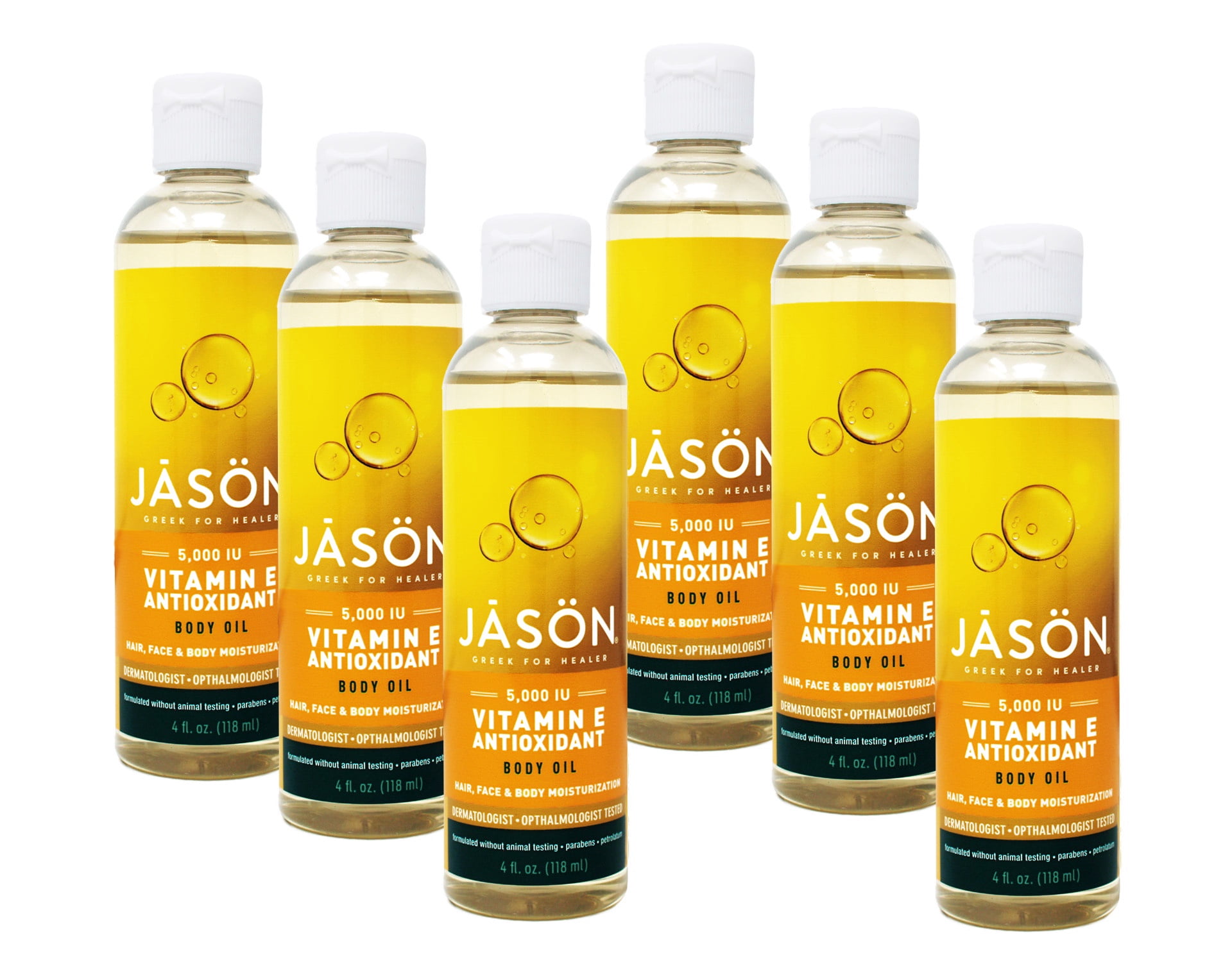 Jason Vitamin E Beauty Oil 4 oz (Pack of 6)