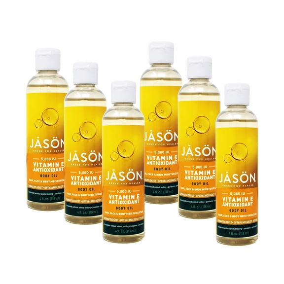 Jason Vitamin E Beauty Oil 4 oz (Pack of 6)