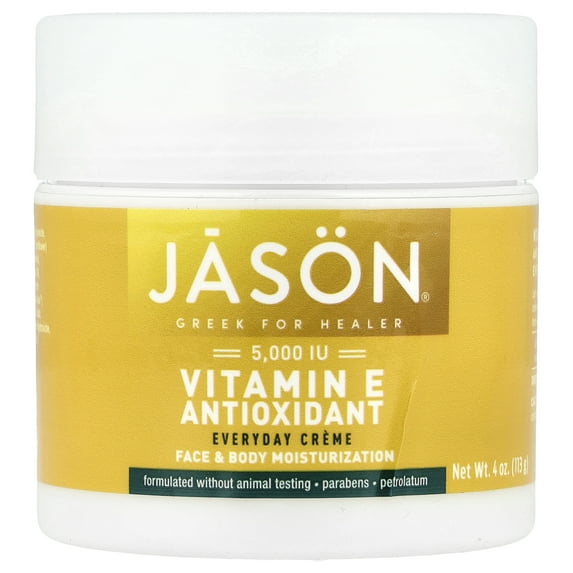 Jason Natural Cosmetics Revitalizing Vitamin E Creme 5,000 IU 4 oz Cream