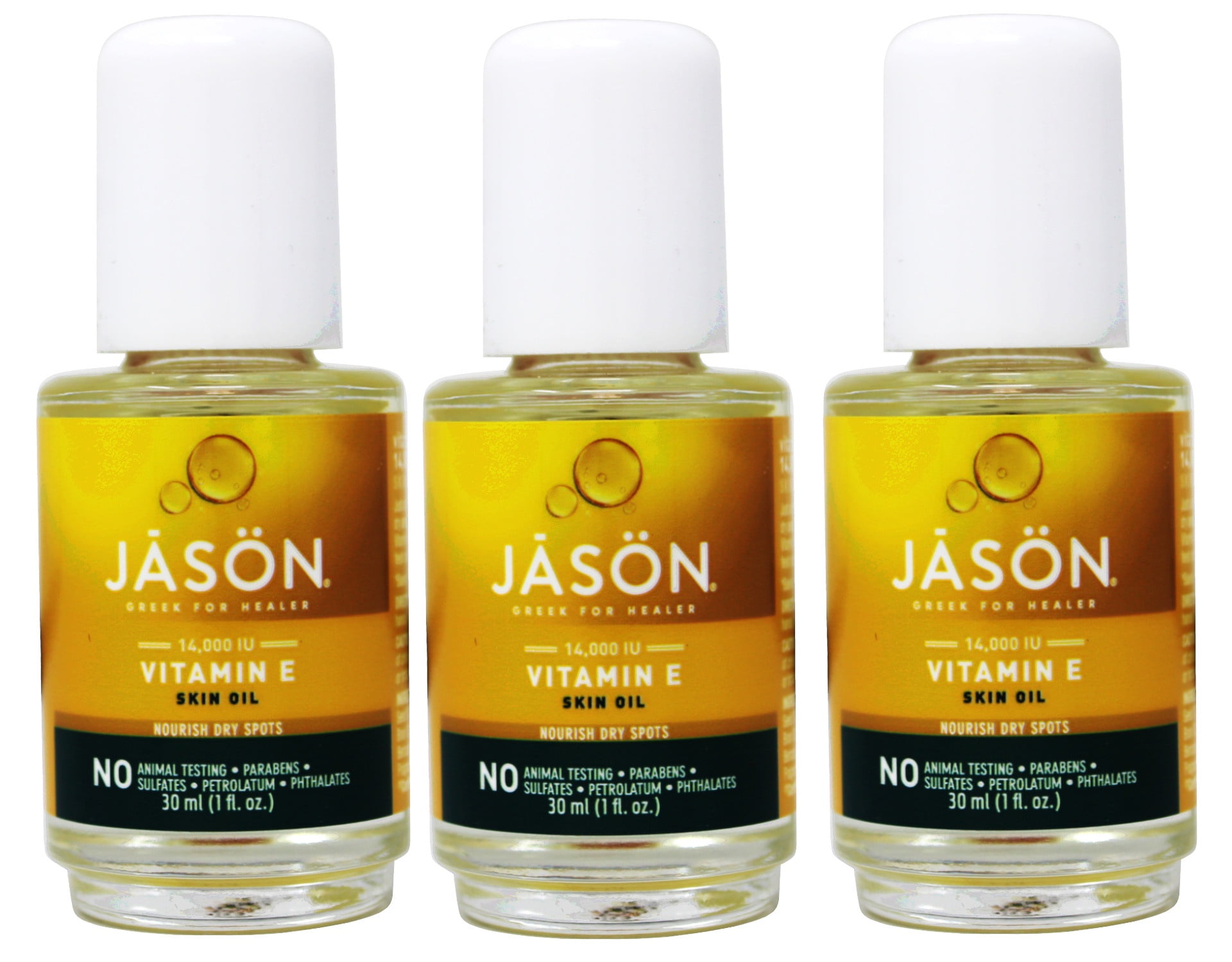 Jason Vitamin E Pure Beauty Oil - 14000 Iu - 1 Fl Oz - Pack of 3