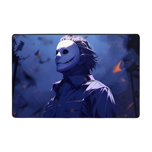 Jason Voorhees Doormat Bath Mats, Soft and Absorbent Bath Rugs, Non-Slip Shower Carpet for Bathroom Floor, Tub and Shower, Living Room, Yoga 36"X24"