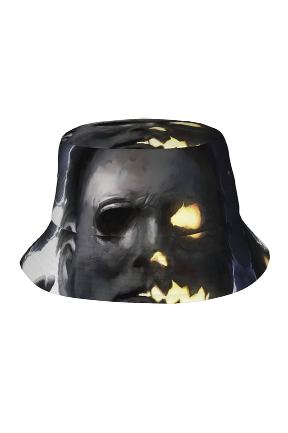 Jason Voorhees Bucket Hat Beach Sun Hat For Women Men, Beach Caps Reversible Lightweight Outdoor Cap For Beach Travel Headwear