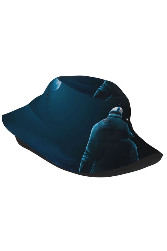 Jason Voorhees Bucket Hat Beach Sun Hat For Women Men, Beach Caps Reversible Lightweight Outdoor Cap For Beach Travel Headwear
