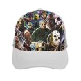 thumbnail image 1 of Jason Voorhees Caps Breathable Baseball Cap Dad Hat Adjustable Casual Trucker Caps for Outdoor Running Workouts, 1 of 6