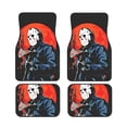 thumbnail image 1 of Jason Voorhees Car Foot Mat Set Of 4 Pieces (Front & Rear) Soft Thickened Non Slip Waterproof Automotive Floor Mats For Suv Sedan Car Van, 1 of 6