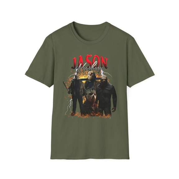 Jason Voorhees, Gildan Unisex Softstyle T-Shirt, Halloween Movie Tee, S-3XL