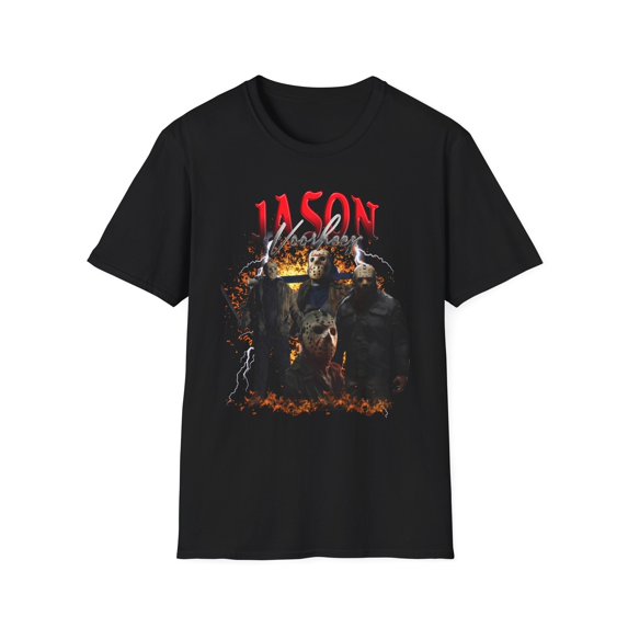 Jason Voorhees, Gildan Unisex Softstyle T-Shirt, Halloween Movie Tee, S-3XL