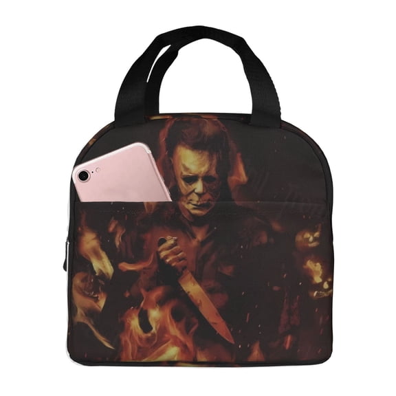 Jason-Voorhees Lunch Bag, Reusable Lunch Box For Adults , Portable Large Tote Bag, Lunch Bag For Office Work Picnic Hiking
