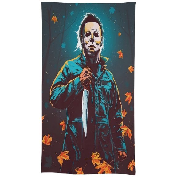 Jason Voorhees Tablecloth, Washable Reusable Rectangular Tablecloth Table Cover for Birthday Celebrations And Events, Birthday Party Decorations 55"x110"