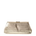 thumbnail image 1 of Jason Wu Croc-Embossed Leather Clutch, Gold, 1 of 4