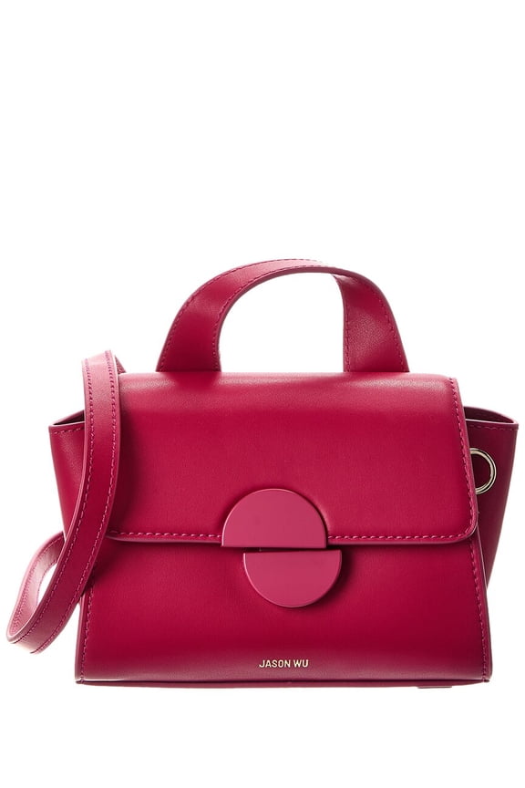 Leather Tote, Pink