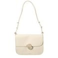 thumbnail image 1 of Jason Wu Orbit Leather Shoulder Bag, White, 1 of 4