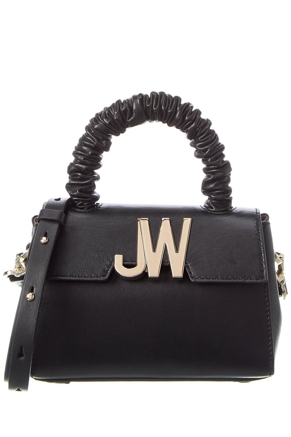 Rommy Leather Crossbody, Black