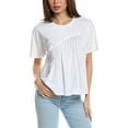 thumbnail image 1 of Jason Wu womens  Ruffle Detail T-Shirt, L, White, 1 of 3