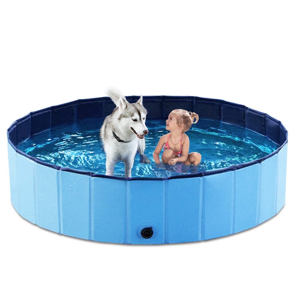 Jasonwell Foldable Dog Pet Bath Pool Collapsible Dog Pet Pool Kiddie