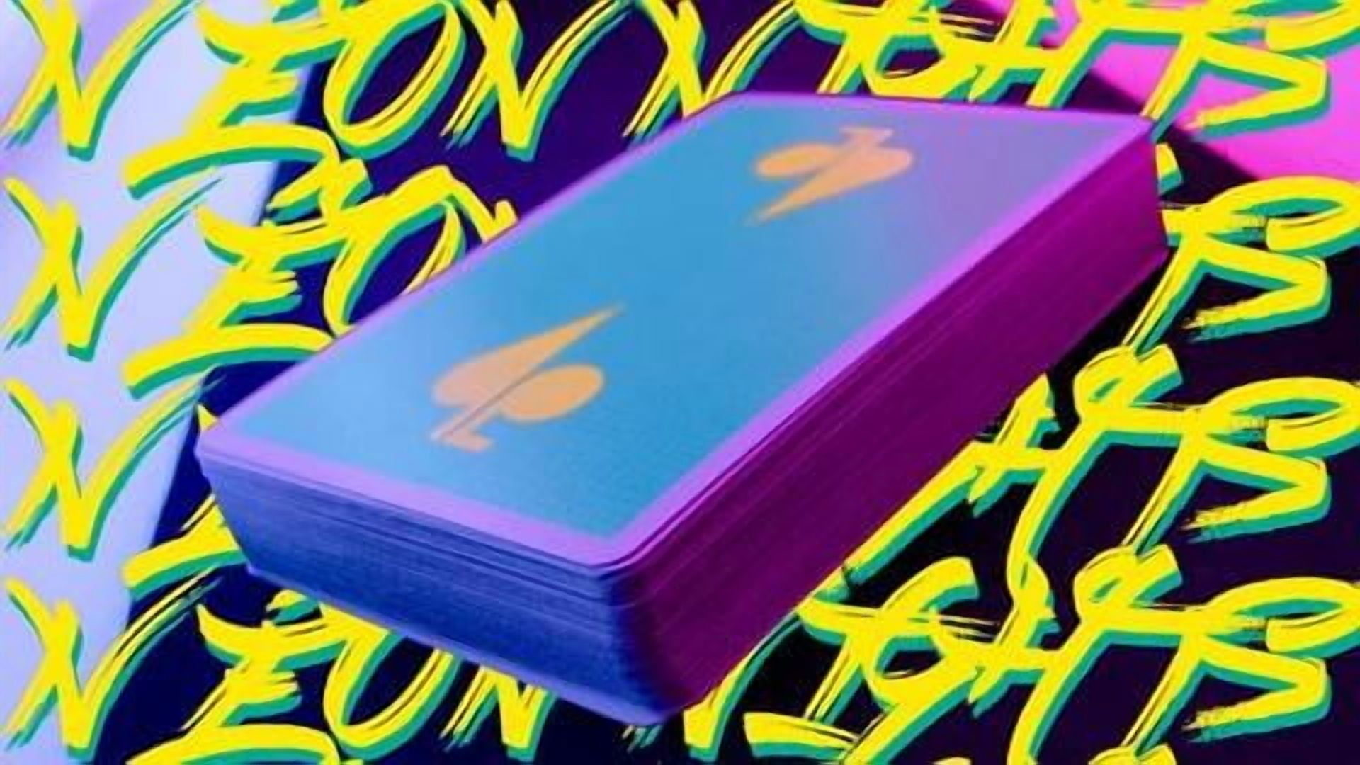 Jaspas Playing Cards (Neon Nights Edition) by NDO New Deck Order