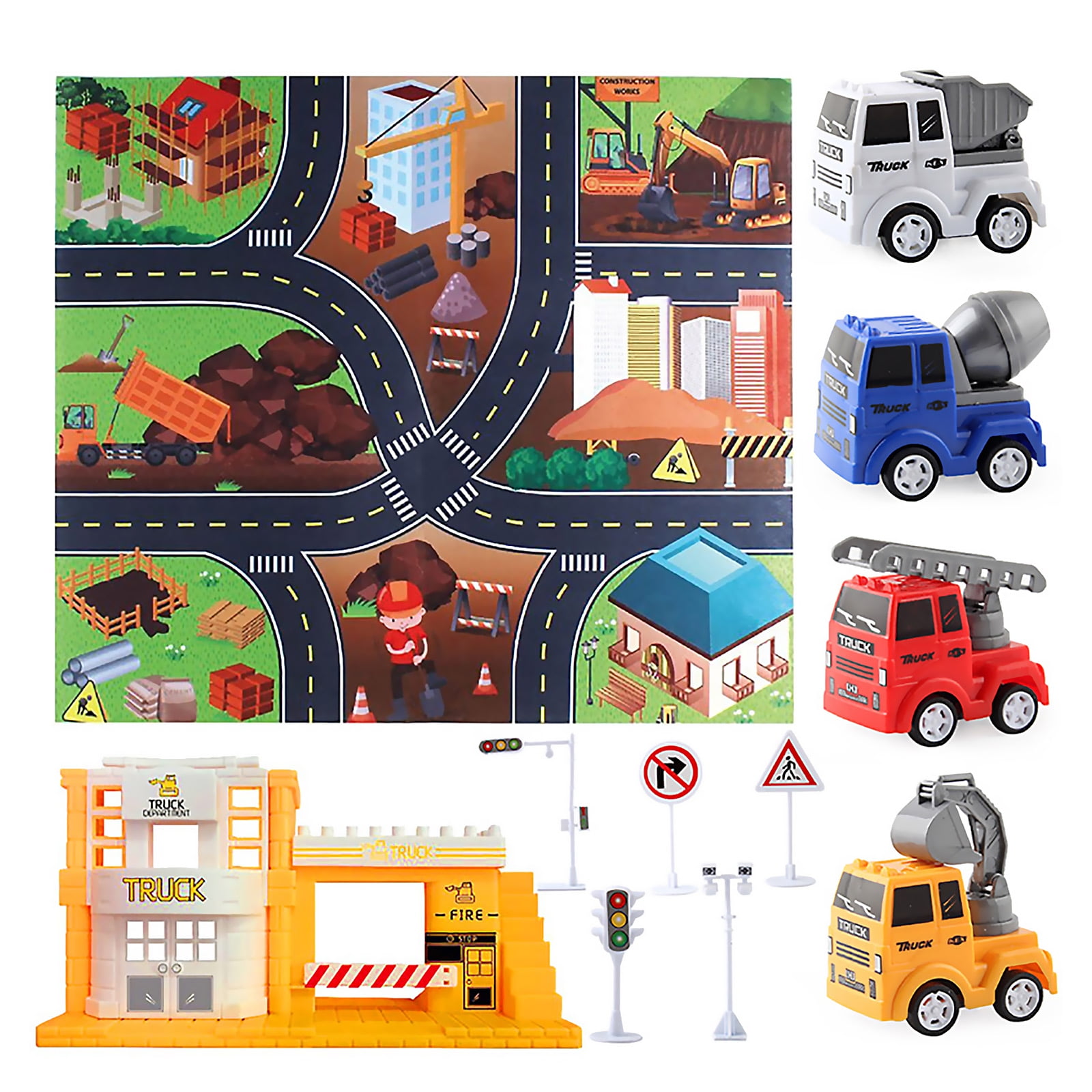 Jaspee Baby Play Mat Road Map Kids Large City Traffic toy Car Park Mat baby Crawling Rug Playmat