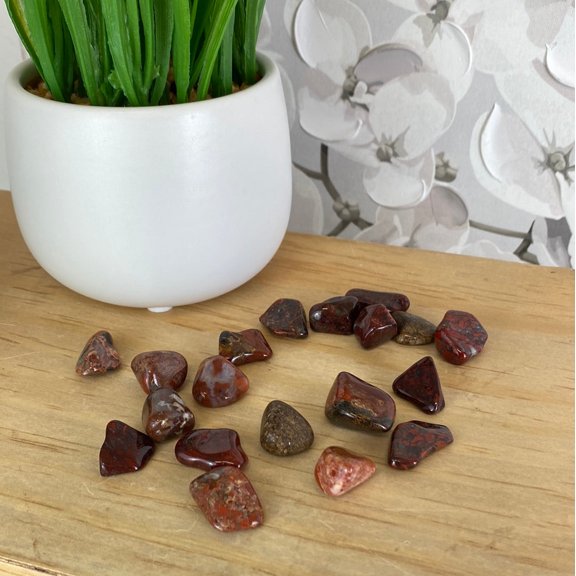 Jasper Breciated Tumbled 1"
