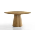 thumbnail image 1 of Jasper Driftwood Finish 47" Wide Contemporary Round Dining Table, 1 of 2