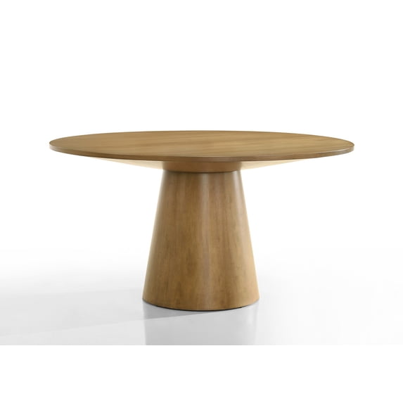 Jasper Driftwood Finish 47" Wide Contemporary Round Dining Table