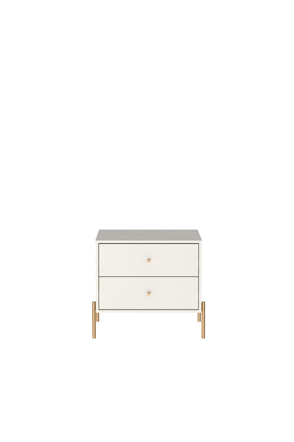 Jasper Engineered Wood Nightstand in Off White