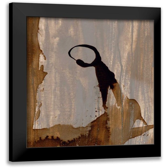 Jasper, Sisa 12x12 Black Modern Framed Museum Art Print Titled - Gossamer I