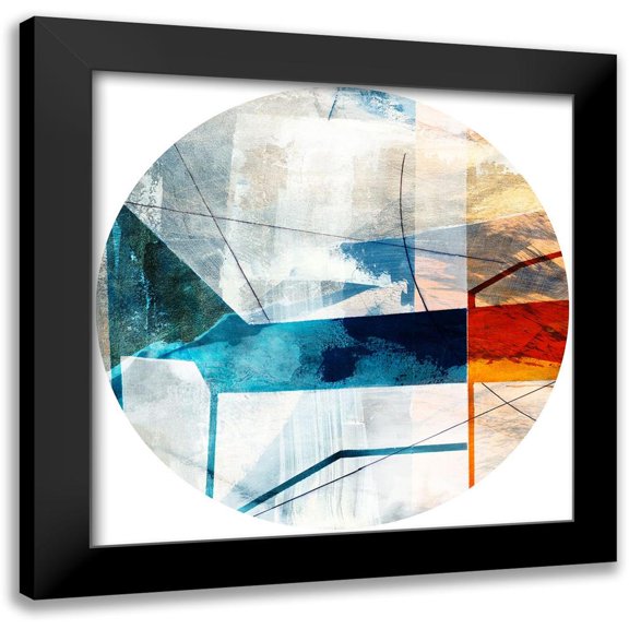 Jasper, Sisa 12x12 Black Modern Framed Museum Art Print Titled - Minimal Circle I
