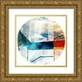 thumbnail image 1 of Jasper, Sisa 12x12 Gold Ornate Wood Framed with Double Matting Museum Art Print Titled - Minimal Circle I, 1 of 4