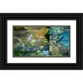 thumbnail image 1 of Jasper, Sisa 14x9 Black Ornate Wood Framed with Double Matting Museum Art Print Titled - River Mod Panel II, 1 of 4
