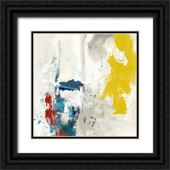 Jasper, Sisa 15x15 Black Ornate Wood Framed with Double Matting Museum Art Print Titled - Impulse II