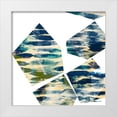 thumbnail image 1 of Jasper, Sisa 15x15 White Modern Wood Framed Museum Art Print Titled - Banding Shapes II, 1 of 4