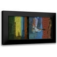 thumbnail image 1 of Jasper, Sisa 18x11 Black Modern Framed Museum Art Print Titled - 36x72 Boot Collage (ASH), 1 of 5