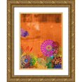 thumbnail image 1 of Jasper, Sisa 19x24 Gold Ornate Wood Framed with Double Matting Museum Art Print Titled - Butterfly Panorama Triptych III, 1 of 4
