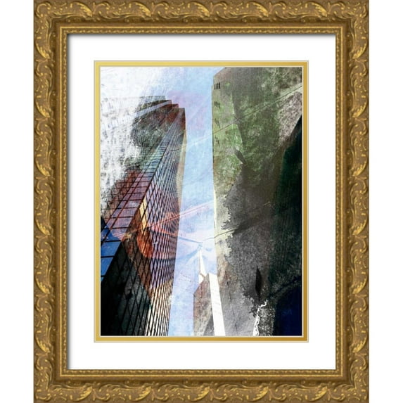 Jasper, Sisa 19x24 Gold Ornate Wood Framed with Double Matting Museum Art Print Titled - Dallas Architecture III