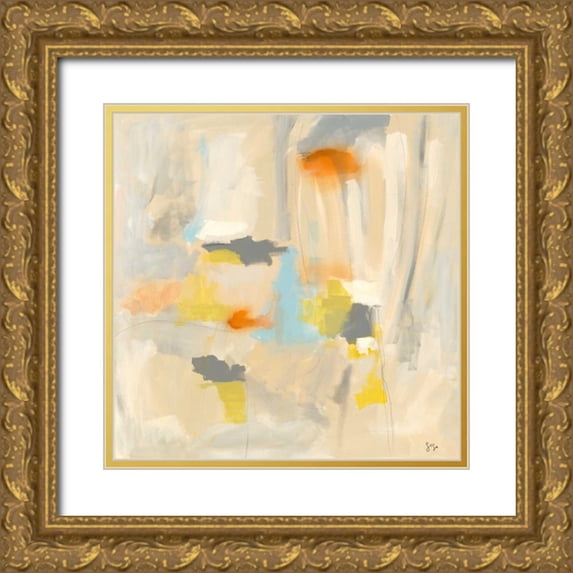 Jasper, Sisa 20x20 Gold Ornate Wood Framed with Double Matting Museum Art Print Titled - Sacred II