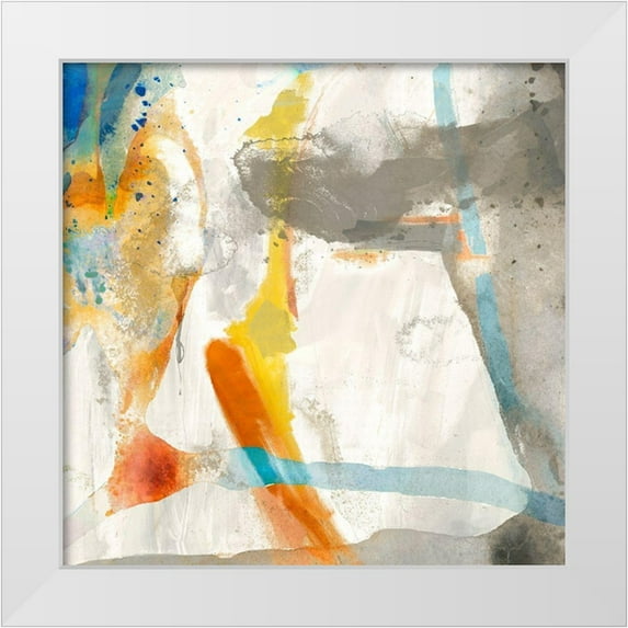 Jasper, Sisa 20x20 White Modern Wood Framed Museum Art Print Titled - Defy III