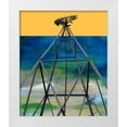 thumbnail image 1 of Jasper, Sisa 20x23 White Modern Wood Framed Museum Art Print Titled - Windmill Abstract, 1 of 4