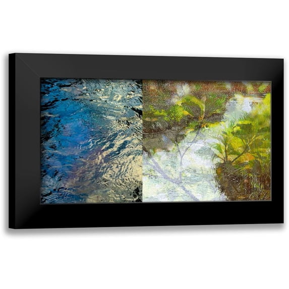 Jasper, Sisa 24x15 Black Modern Framed Museum Art Print Titled - River Mod Panel I