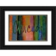 thumbnail image 1 of Jasper, Sisa 24x17 Black Ornate Wood Framed with Double Matting Museum Art Print Titled - Abstract Chicago, 1 of 4