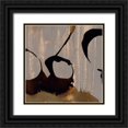 thumbnail image 1 of Jasper, Sisa 26x26 Black Ornate Wood Framed with Double Matting Museum Art Print Titled - Gossamer III, 1 of 4