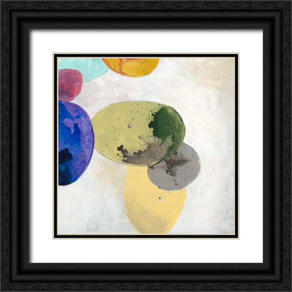 Jasper, Sisa 26x26 Black Ornate Wood Framed with Double Matting Museum Art Print Titled - Orbe Aura II