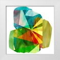 thumbnail image 1 of Jasper, Sisa 26x26 White Modern Wood Framed Museum Art Print Titled - Geo Mono Block II, 1 of 4