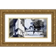 thumbnail image 1 of Jasper, Sisa 32x18 Gold Ornate Wood Framed with Double Matting Museum Art Print Titled - Architecture Collage II, 1 of 4
