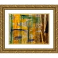 thumbnail image 1 of Jasper, Sisa 32x25 Gold Ornate Wood Framed with Double Matting Museum Art Print Titled - Intuition VI, 1 of 4