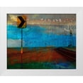 thumbnail image 1 of Jasper, Sisa 32x26 White Modern Wood Framed Museum Art Print Titled - Texas Open Road, 1 of 4