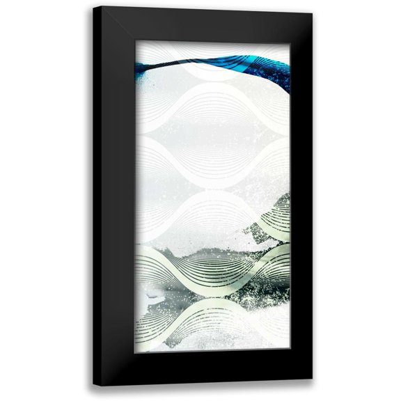 Jasper, Sisa 9x14 Black Modern Framed Museum Art Print Titled - Minimal Wave I