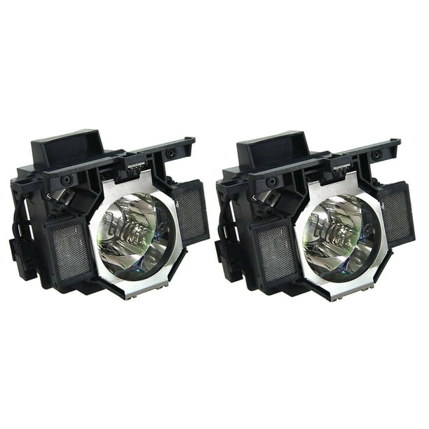 Jaspertronics™ ELP-LP73 Lamp & Housing TwinPack for Epson