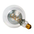 thumbnail image 1 of Jaspertronics Oversized G125 Globe LED Edison Bulb 2700K Soft White Dimmable 7W 40W Eqv E26 Base Smoke Glass CRI90 for Indoor Fixture 1 Unit per pack, 1 of 6